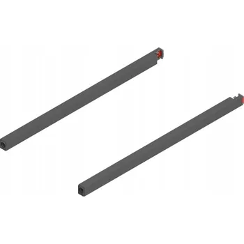 Nábytkové kování BLUM ZR4.400RS Reling podlouhlý MERIVOBOX, délka = 400 mm, antracit mat