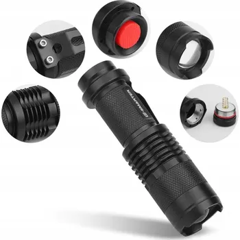 IP kamera UV Lampa 395nm - Tester klimatizace, jantaru, krve, bankovek