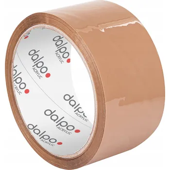 Balicí páska Dalpo hnědá, šířka 48 mm, délka 45 m, 1 ks