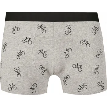Boxerky Pánské boxerky s motivem kol - 1 kus - idealní Šedá M