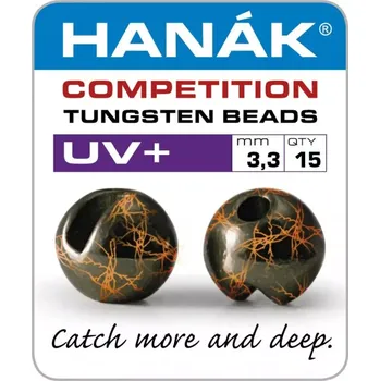 Hanák Tungstenové hlavičky UV+ Black & Orange 3,8mm