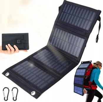 IP kamera SOLÁRNÍ NABÍJEČKA NA TELEFON 20W SKLÁDACÍ SOLÁRNÍ PANEL USB IP65