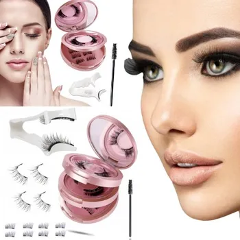Umělé řasy Magnetické Řasy Umělé řasy Sada 3 páry + Pinzeta + Eyeliner