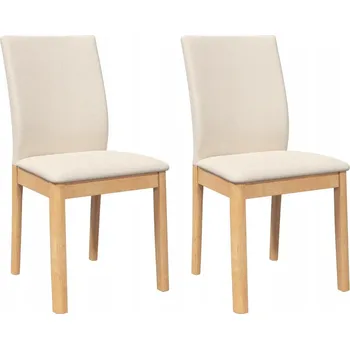 Jídelní židle Židle VidaXL látka (100% polyester) hnědá 2 ks