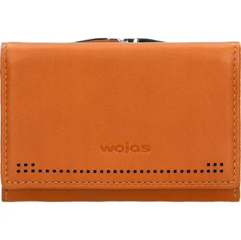 Peněženka Wojas dámská peněženka z hnědé lícové kůže