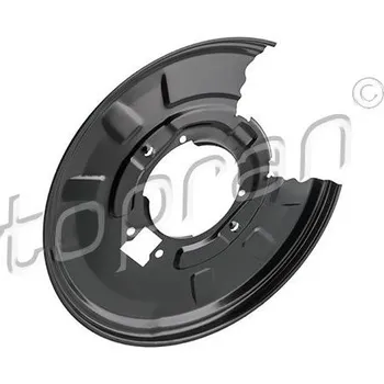 Brzdový kotouč Ochranný plech proti rozstřikování, brzdový kotouč TOPRAN 503 812