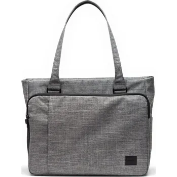 Herschel Kaslo Tote Tech Raven Crosshatch