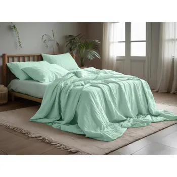 Povlečení Mušelínové povlečení MUSSARI mentolové Rozměr povlečení: 70 x 90 cm | 140 x 200 cm, 140x200 / 70x90 cm, 140x220 / 70x90 cm