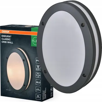 Venkovní osvětlení Venkovní nástěnné svítidlo fasádní E27 šedé IP65 Endura Osram