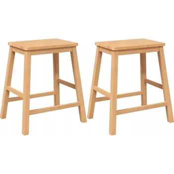 Barová židle VidaXL Barová Židle v hnědých odstínech, 63 cm, dřevěná