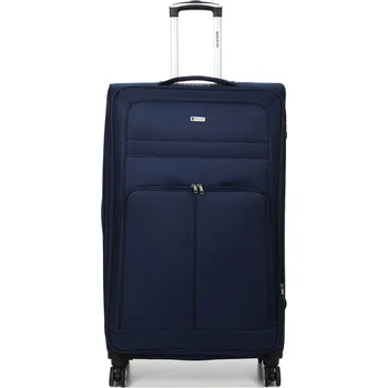 Worldline 619 Velký cestovní kufr XXL na kolečkách látkový, 120 l tmavě modrá