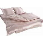 KLARA Povlečení Hedvábné 200x220 Růžové 100% Hedvábí