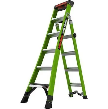 Žebřík Profesionální, nevodivý, kombinovaný žebřík King Kombo XT