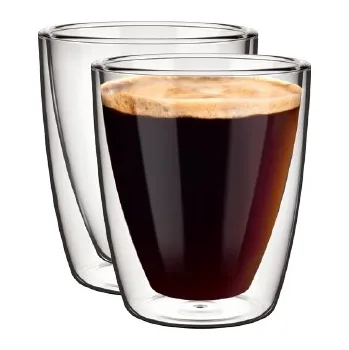 Sklenice Sklenice na kávu a čaj Aqualogis 120 ml 2 ks