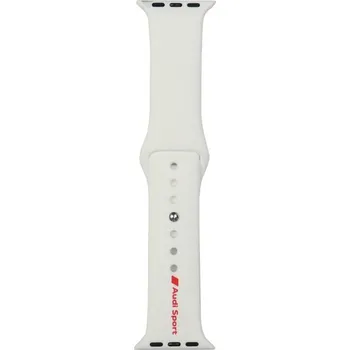 Řemínek na hodinky Řemínek Audi pro Apple Watch 0mm bílý