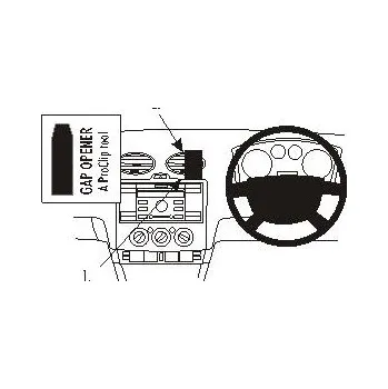 Brodit ProClip Ford Focus 05-10, pro pravostranné řízení