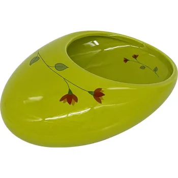 by inspire Keramická velikonoční mísa na dekorace Bean S Botanic, zelená