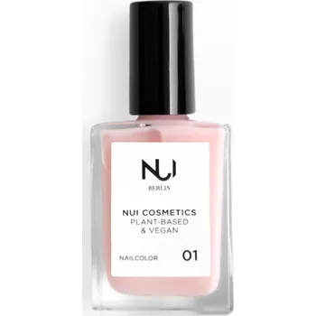 Nui Cosmetics Přírodní lak na nehty 14 ml, 01 Rosé