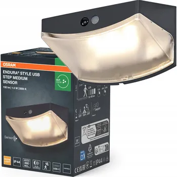 Venkovní osvětlení Venkovní nástěnné svítidlo Osram šedé s integrovaným LED zdrojem 1,5 W