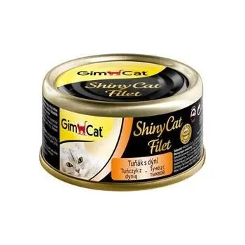 Krmivo pro kočku Gimcat ShinyCat konz. filet tuňák s dýní 70g