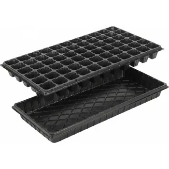 Sadbovač Sadbovač na sazenice 66 ks 55x38,5 cm SPRINGOS GA0221 černý