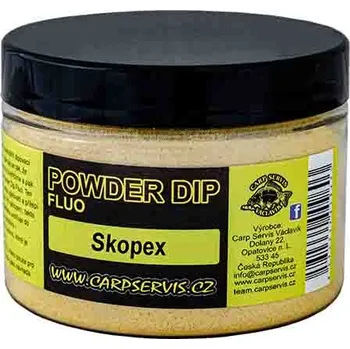Návnadové aroma Carpservis Fluo Powder Dip - 70 g/Skopex