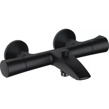 Vodovodní baterie Kludi Zenta SL - Termostatická vanová baterie, matná černá 351013938