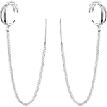 MOISS Řetízkové záušnice ze stříbra E0004290 + 2 měsíce na vrácení zboží