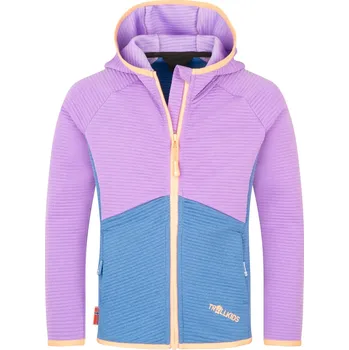 Chlapecká mikina TROLLKIDS DĚTSKÁ DÍVČÍ MIKINA TROLLKIDS, SOGNDAL, VIOLET SORBET / CORNFLOWER Velikost: 152