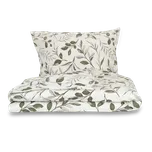 Kvalitex Klasické ložní flanelové povlečení 140x200, 70x90cm VĚTVIČKA zelená Rozměr povlečení: 1+1, 140x220, 70x90cm