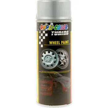 Barva ve spreji Dupli Color Tuning Line Akrylový lak stříbrný na disky kol ve spreji 400 ml