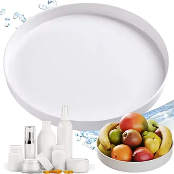 Verk Group Rotační organizér univerzální zásobník 25 cm kuchyňské kořenky koupelna bílá