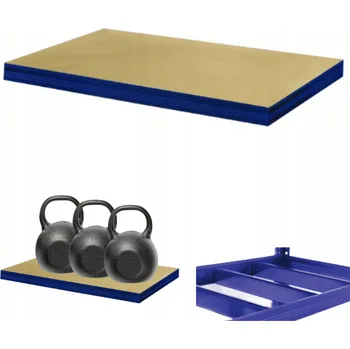 Dílenský regál Kovový skladový regál Wamar-Sosenka 6 x 120 x 30 cm, nosnost až 350 kg na polici