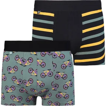 Boxerky PÁNSKÉ BOXERKY Přiléhavé Klasické Slipy Bavlněné 2-PAK MORAJ L