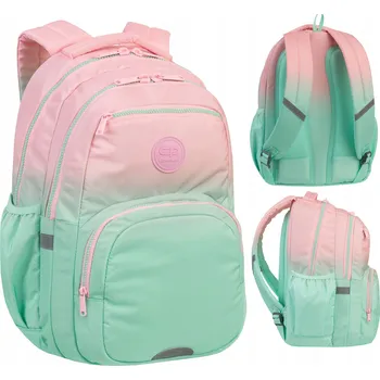 Školní batoh Vícekomorový Školní batoh CoolPack růžový, zelený 26 l