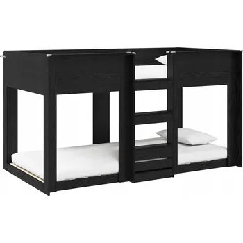 Ložnice Patrová postel 100 3410412 90 x 200 cm černá