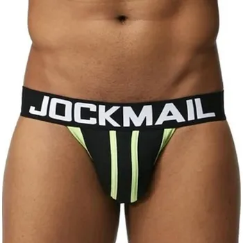 Pánské tanga Bavlněné jocksy JOCKMAIL 2STRIPES Velikost: L