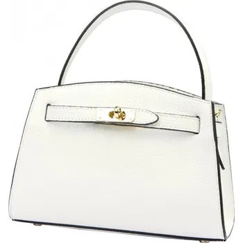 Kabelka Kožená kabelka Luka 24-025 DOLLARO - bílá