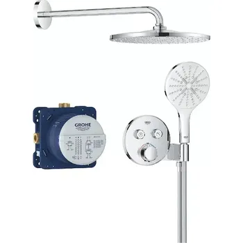 Sprchový set Grohe Precision SmartControl - Sprchový set s termostatem pod omítku, průměr 31 cm, 3 proudy, chrom 34877000