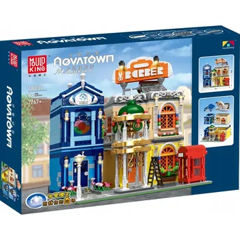 ostatní stavebnice Stavebnice Mould King 16031 Barber Shop s LED osvětlením - Model pro skládání