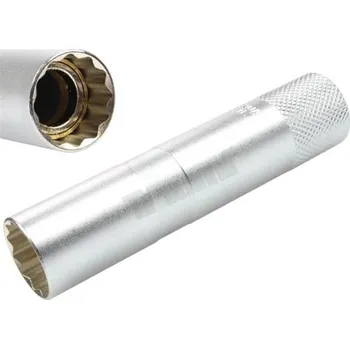 Gola hlavice Triumf 100-06791 - Hlavice nástrčná - ořech 3/8", velikost 16 x 90 mm 12-hran na zapalovací svíčky vozů Ford