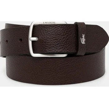 Opasek Pásek a kožené pouzdro Lacoste, 90, hnědá, 88X