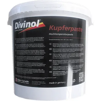 Auto-moto DIVINOL KUPFERPASTE - 5 KG (Měděné mazivo pro bourací kladiva do vysokých teplot)