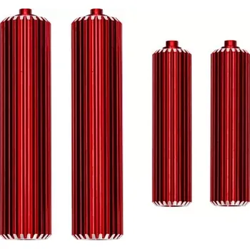 RC náhradní díl Traxxas nádržka tlumiče hliníková červená (sada)