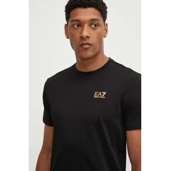 Pánské tričko Bavlněné tričko EA7 Emporio Armani PJVPZ.8NPT25.0208 černá 99X, vel. XXXL