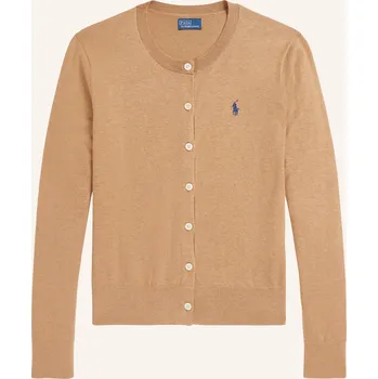 Dámský svetr Polo Ralph Lauren Dámský Pletený Kardigan, velbloudí, 34