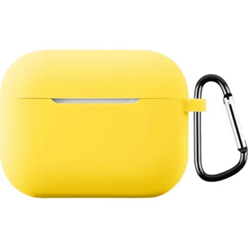 Příslušenství pro sluchátka Carabi silikonový obal na Apple AirPods Pro 3 - žlutý