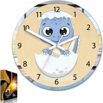 Hodiny Nástěnné hodiny ModernClock hnědé 30 cm