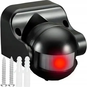 Pohybové čidlo Venkovní nástěnný PIR senzor pohybu a soumraku LED