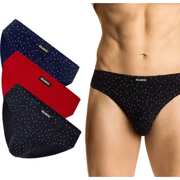 Slipy Pánské slipy slipy 3-BALENÍ ATLANTIC 3MP-118 - XL